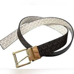 Reversible Micheal KORS Black and Gold Belt